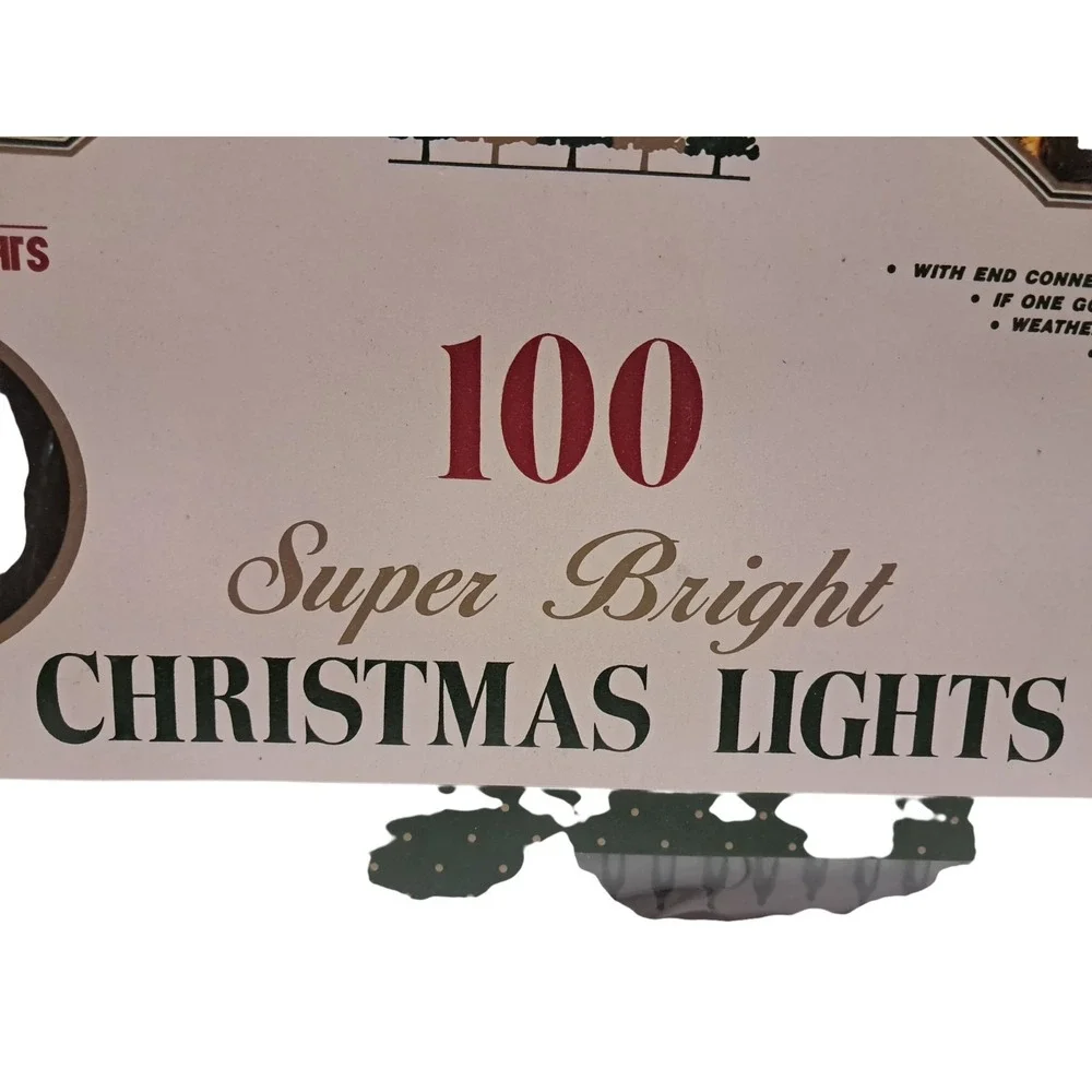 Super Bright Green Everglow Extend A Light‎ Christmas Lights String Of 100 Each